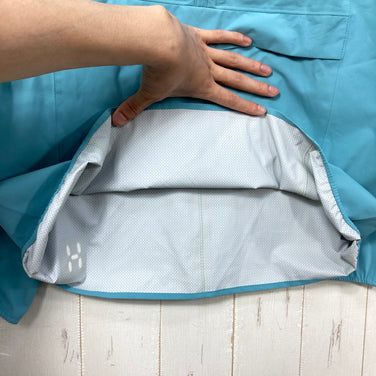【Women's S ブルー系】 Haglofs ( ホグロフス ) スパルブ プルーフ アノラック Sparv Proof Anorak ポリエステル ウェア トップス アウター ジャケット レインシェル z00058027  レインシェル アウター ジャケット ト