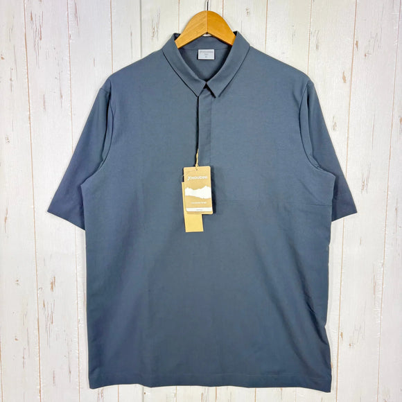 【Men's M グレー系】 Houdini ( フーディニ ) メンズ コスモ シャツ M's Cosmo Shirt 238724 Thunder Gray z00058241 Thunder Gray 化繊 ショートスリーブシャツ インナー シャツ トップス