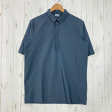 【Men's XS グレー系】 Houdini ( フーディニ ) コスモ シャツ Cosmo Shirt ポリエステル ウェア トップス インナー シャツ ショートスリーブシャツ 化繊 z00059891  化繊 ショートスリーブシャツ インナー シャツ トップス