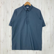 【Men's XS グレー系】 Houdini ( フーディニ ) コスモ シャツ Cosmo Shirt ポリエステル ウェア トップス インナー シャツ ショートスリーブシャツ 化繊 z00059891  化繊 ショートスリーブシャツ インナー シャツ トップス