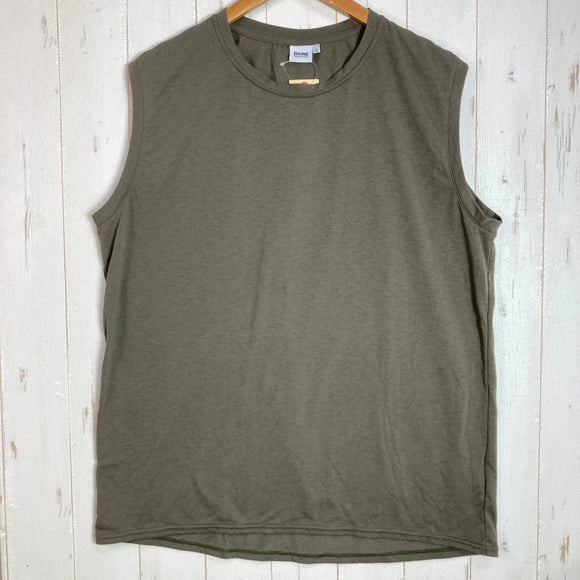 【Unisex XL グリーン系】 Bring ( ブリング ) ドライコットニー スリーブレス Tシャツ DRYCOTTONY Sleeveless T-shirt Khaki ポリエステル ウェア トップス インナー シャツ タンクトップ ノースリーブシャツ z00