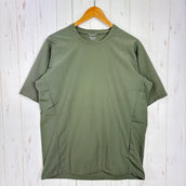 【Unisex S グリーン系】 Houdini ( フーディニ ) ウェザー ティー Weather Tee ポリエステル ウェア トップス インナー シャツ ショートスリーブTシャツ クルーネック 化繊 z00058014 化繊 ショートスリーブTシャツ クルー