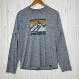【Men's S グレー系】 2021 Patagonia ( パタゴニア ) ロングスリーブ キャプリーン クール デイリー グラフィック シャツ Long-Sleeved Capilene Cool Daily Graphic Shirt 速乾 / 防臭 /