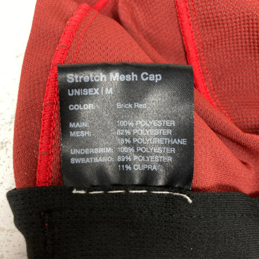 【Unisex M Red Series】 Yamatomichi Stretch Mesh Cap Brick Red Polyester Apparel Accessories Headwear Cap z00058853 Brick Red Cap