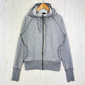 【Women's M グレー系】 2013 Patagonia ( パタゴニア ) クラウド スタック フーディ Cloud Stack Hoody FGE フルジップ フリース ラグランスリーブ ポリエステル ウェア トップス インナー シャツ フーディ コットン