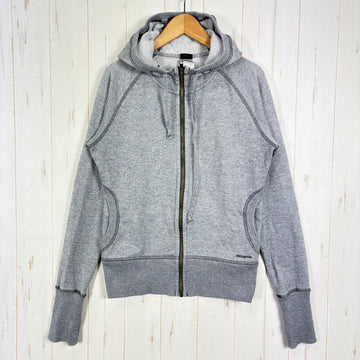 【Women's M グレー系】 2013 Patagonia ( パタゴニア ) クラウド スタック フーディ Cloud Stack Hoody FGE フルジップ フリース ラグランスリーブ ポリエステル ウェア トップス インナー シャツ フーディ コットン