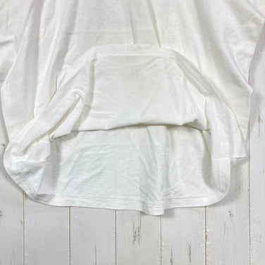 【Men's L ホワイト系】 1998 Patagonia ( パタゴニア ) オーガニックコットン サーフボード ティー 生産終了モデル 入手困難 黒タグ オーガニックコットン ウェア トップス インナー シャツ ショートスリーブTシャツ クルーネック コットン