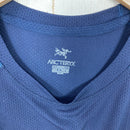 【Men's S ネイビー系】 Arcteryx ( アークテリクス ) ショートスリーブ ランニング ティー Short Sleeve Running Tee ポリエステル ウェア トップス インナー シャツ ショートスリーブTシャツ クルーネック 化繊 z000-5