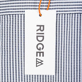 【Women's M グレー系】 Ridge Mountain Gear ( リッジマウンテンギア ) ベーシック ロングスリーブ シャツ ストライプ Basic Long Sleeve Shirt Stripe Grey x White ポリエステル ウェア トップ - 【公式】2ndGEAR（セカンドギア）Webショップ【登山用品・アウトドア用品専門 買取販売店】