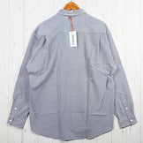【Men's XL グレー系】 Ridge Mountain Gear ( リッジマウンテンギア ) ベーシック ロングスリーブ シャツ ストライプ Basic Long Sleeve Shirt Stripe Grey x White ポリエステル ウェア トップ - 【公式】2ndGEAR（セカンドギア）Webショップ【登山用品・アウトドア用品専門 買取販売店】