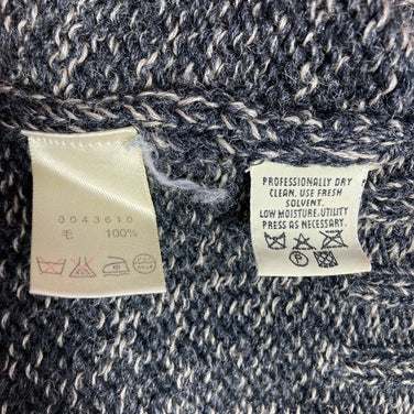 男士黑色中号 1990 年代 Eddie Bauer 羊毛针织衫。复古正品，难得一见的羊毛上衣、外套、抓绒夹克。产品编号：z00054496