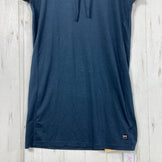 【Women's M ネイビー系】 Supernatural | Sn ( スーパーナチュラル ) ファンネル ドレス Funnel Dress BLUEBERRY メリノウール混 フレンチスリーブ フード付き メリノウール ウェア ドレス ワンピース z0006148