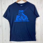 【Men's S ネイビー系】 Millet ( ミレー ) Be ボールド Mbe ティー ショートスリーブ BE BOLD MBE TS SS ポリエステル ウェア トップス インナー シャツ ショートスリーブTシャツ クルーネック 化繊 z00059871