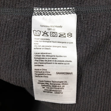 【Men's M グレー系】 Rab ( ラブ ) シンクリーノ ミッド フーディ Syncrino Mid Hoody ポリエステル QFF-17 Men's メリノウール フリース アウター ジャケット トップス ウェア - 【公式】2ndGEAR（セカンドギア）Webショップ【登山用品・アウトドア用品専門 買取販売店】