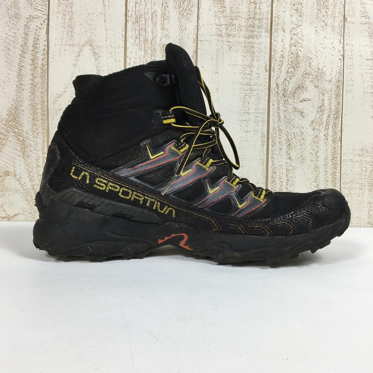 【男式 27.9cm 黑色】La Sportiva Ultra Raptor 2 Mid Gore-Tex Ultra Raptor Ii Mid Gtx 徒步鞋 34B 男式 999100 黑/黄 Treck