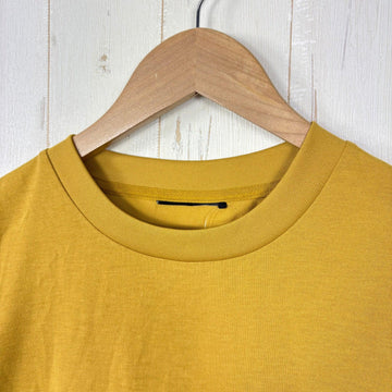 【Men's M ベージュ系】 Mountain Equipment ( マウンテンイクイップメント ) リブ ティー RIB TEE ポリエステル ウェア トップス インナー シャツ ショートスリーブTシャツ クルーネック 化繊 z00054270  化繊 ショー - 0