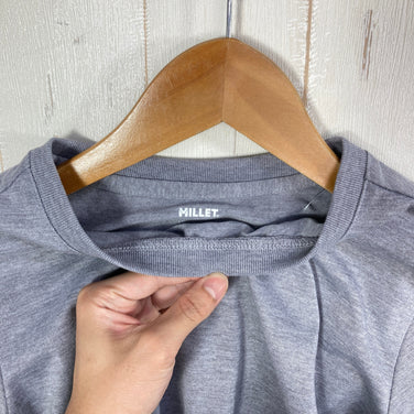 【Men's XS ネイビー系】 Millet ( ミレー ) インセクト バリヤー M ロゴ Tシャツ ショート スリーブ Insect Barrier M Logo T Shirt Short Sleeve ポリエステル ウェア トップス インナー シャツ ショー