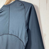 【Women's L ブラック系】 Cw-X ( シーダブリューエックス ) スポーツトップ セカンドボディ2.0 ポリエステル ウェア トップス インナー シャツ ロングスリーブTシャツ クルーネック 化繊 z00058467  化繊 ロングスリーブTシャツ クルーネ