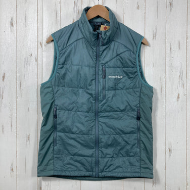 【Men's M ブルー系】 Montbell ( モンベル ) U.L.サーマラップ ベスト Men's U.L. Thermawrap Vest ストレッチ エクセロフト 軽量中綿 耐久撥水 化繊ダウン ウェア トップス ベスト 化繊インサレーション z000