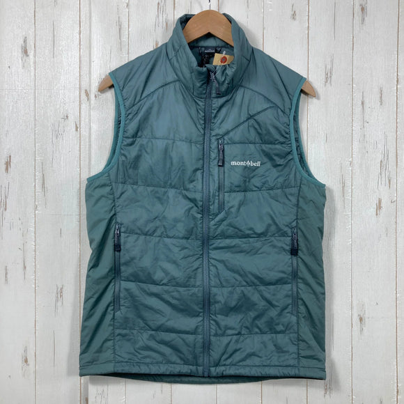 【Men's M ブルー系】 Montbell ( モンベル ) U.L.サーマラップ ベスト Men's U.L. Thermawrap Vest ストレッチ エクセロフト 軽量中綿 耐久撥水 化繊ダウン ウェア トップス ベスト 化繊インサレーション z000