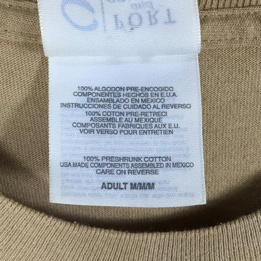 【Men's M ベージュ系】 米国ワシントン州 Mt. Index クライミングルートリスト Tシャツ ポートアンドカンパニー 入手困難 希少なアウトドアTシャツ International Men's コットン ショートスリーブTシャツ クルーネック インナー - 【公式】2ndGEAR（セカンドギア）Webショップ【登山用品・アウトドア用品専門 買取販売店】