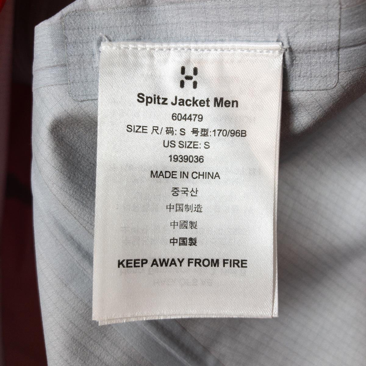 【男士S红色系列】Haglofs Spitz夹克Gore-Tex Pro硬壳帽衫604479男士哈瓦那硬壳外套外套上衣