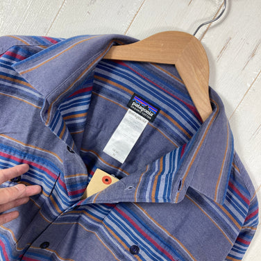 【Men's M ネイビー系】 Patagonia ( パタゴニア ) バックショット フランネル シャツ BUCKSHOT FLANNEL SHIRT 生産終了モデル 入手困難 ウェア トップス インナー シャツ ロングスリーブシャツ コットン z00054239