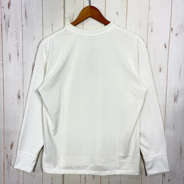 【Unisex S White-based】 Bring DRYCOTTONY Long sleeve T-shirt (Polyester, Wear, Tops, Inner, Shirt, Long-sleeve T-shirt, Crew neck, Synthetic fiber)