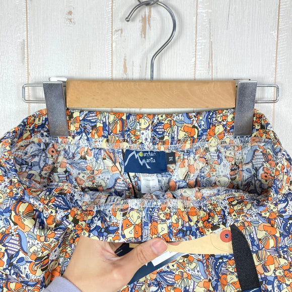 【Men's M オレンジ系】 Mountain Mania（マウンテンマニア） MM フラワー ショーツ MM Flower Short コットン ウェア ボトムス ショーツ ショートパンツ コットン z00055544  コットン ショーツ ショートパンツ ボト