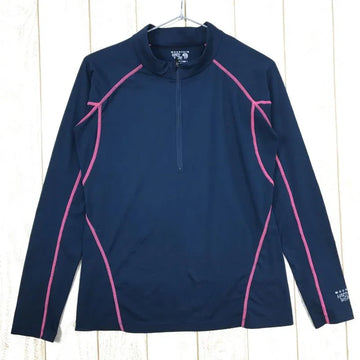 【Women's M ネイビー系】Mountain Hardwear ( マウンテンハードウェア ) クイックドライ ロングスリーブ ジップネック シャツ OR0872 Women's 化繊 ロングスリーブシャツ インナー シャツ トップス ウェア - 【公式】2ndGEAR（セカンドギア）Webショップ【登山用品・アウトドア用品専門 買取販売店】