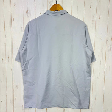 【男款 M 灰色系】 Houdini ( 胡迪尼 ) 男士 Cosmo 衬衫 M's Cosmo Shirt 238724 GROUND GREY z00055924 GROUND GREY 化纤 短袖衬衫 内搭 衬衫 上衣 男