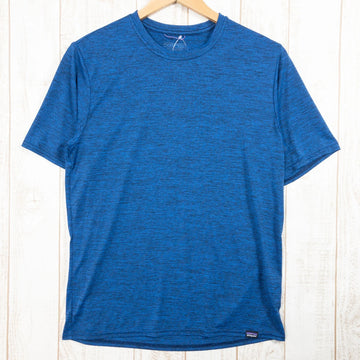 【Men's S ブルー系】 2023 Patagonia ( パタゴニア ) キャプリーン クール デイリー シャツ Capilene Cool Daily Shirt VKNX ポリエステル ウェア トップス インナー シャツ ショートスリーブTシャツ クルー - 【公式】2ndGEAR（セカンドギア）Webショップ【登山用品・アウトドア用品専門 買取販売店】