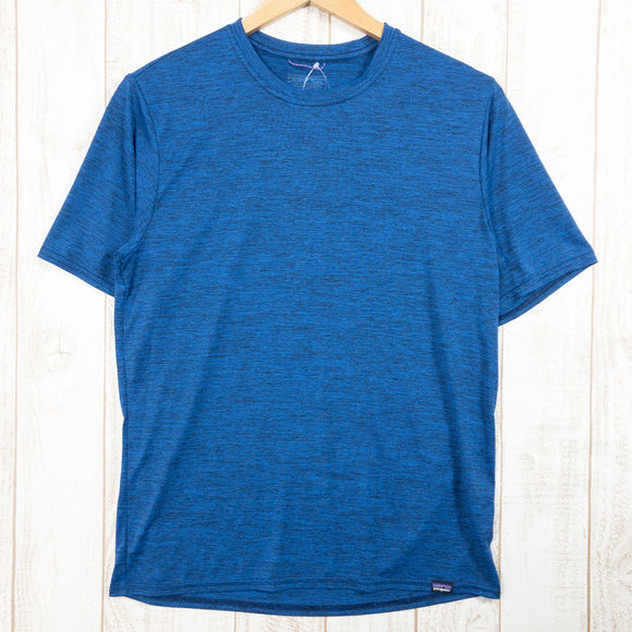 【Men's S ブルー系】 2023 Patagonia ( パタゴニア ) キャプリーン クール デイリー シャツ Capilene Cool Daily Shirt VKNX ポリエステル ウェア トップス インナー シャツ ショートスリーブTシャツ クルー - 【公式】2ndGEAR（セカンドギア）Webショップ【登山用品・アウトドア用品専門 買取販売店】