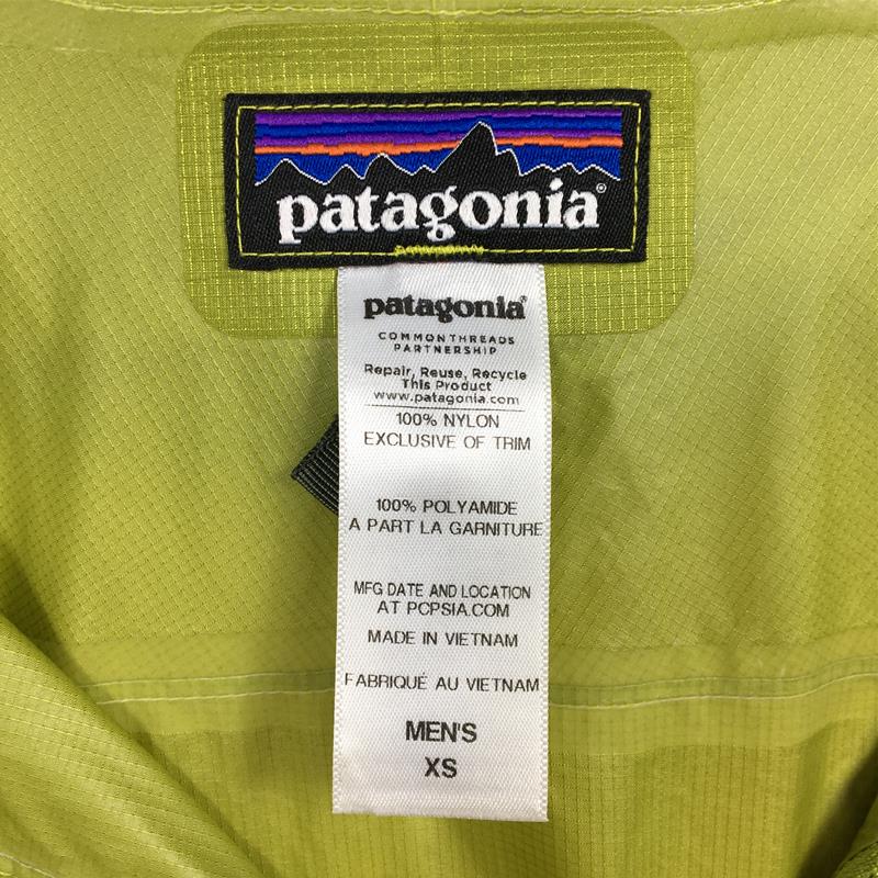 [Men's XS Green] Patagonia Alpine Houdini Jacket Waterproof Rain Shell Hoodie 85190 International Men's FLGN Rain Shell Outerwear