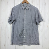 【Men's M グレー系】 Yamatomichi ( 山と道 ) メリノ ショートスリーブ シャツ Merino Short Sleeve Shirt ストライプ メリノウール100% 日本製 メリノウール ウェア トップス インナー シャツ ショートスリーブ