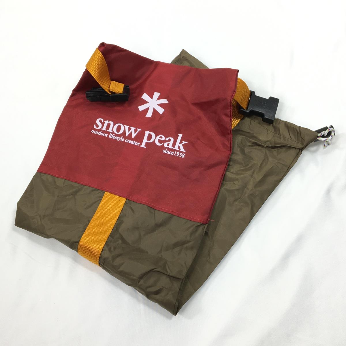 [OneSize 米色] Snowpeak 轻型防水布五角盾适合 1 人 Stp-381 + 轻型防水布杆 150 Tp-160 套装 STP-381/TP-160 防水布露营装备