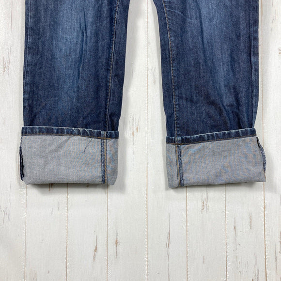 【Men's 34 ネイビー系】 2013 Patagonia ( パタゴニア ) レギュラー フィット ジーンズ レギュラー Regular Fit Jeans - Regular DKW ( Dark Wash ) オーガニックコットン100% デニム オーガニッ