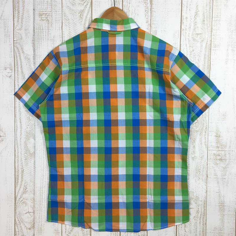 【Men's S オレンジ系】 Haglofs ( ホグロフス ) ハク ショートスリーブ シャツ Haku Short Sleeve Shirt 601705 Men's  コットン ショートスリーブシャツ インナー シャツ トップス ウェア