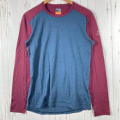 【Men's S ワインレッド系】 Icebreaker ( アイスブレーカー ) オアシス ロングスリーブ クルー Oasis Long Sleeve Crew メリノウール ウェア トップス インナー シャツ ロングスリーブTシャツ クルーネック ウール z0005