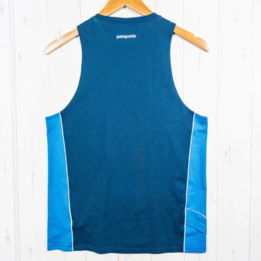 Men's XS Blue 2012 Patagonia Air Flow Tank Polyester Clothing Top Undershirt Sleeveless Shirt z00052969