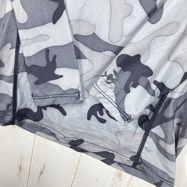 Men's Small Gray 2017 Patagonia RØ Hoody Camo Rash Guard UV Protection Polyester Top Undershirt Synthetic Fiber z00053172