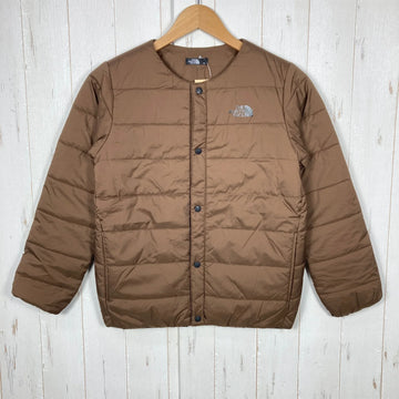 【Kid's 140 ブラウン系】 The North Face ( ザ・ノースフェイス ) マイクロ ゼファー カーディガン Micro Zepher Cardigan 化繊ダウン ウェア トップス アウター ジャケット 化繊インサレーション z00053943  化