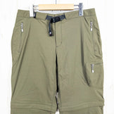 【Women's L グリーン系】 Montbell ( モンベル ) コンバーチブル 1/2 パンツ Convertible 1/2 Pants ナイロン ウェア ボトムス ロングパンツ z00052280 ロングパンツ ボトムス ウェア - 【公式】2ndGEAR（セカンドギア）Webショップ【登山用品・アウトドア用品専門 買取販売店】