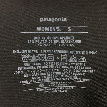 【Women's S ブラック系】Patagonia ( パタゴニア ) プライアント ショーツ Pliant Shorts ランニング パンツ 57210 International Women's 化繊 ショーツ ショートパンツ ボトムス ウェア - 【公式】2ndGEAR（セカンドギア）Webショップ【登山用品・アウトドア用品専門 買取販売店】