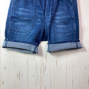 【Men's L ネイビー系】 Rokx ( ロックス ) デニム スリムショーツ Denim Slim Short Dark Wash コットン ウェア ボトムス ショーツ ショートパンツ コットン z00057276 Dark Wash コットン ショーツ ショ-4