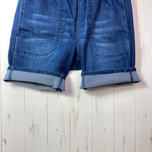 【Men's L ネイビー系】 Rokx ( ロックス ) デニム スリムショーツ Denim Slim Short Dark Wash コットン ウェア ボトムス ショーツ ショートパンツ コットン z00057276 Dark Wash コットン ショーツ ショ