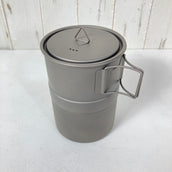【OneSize グレー系】 Maxi（マキシ） エスプレッソ コーヒーメーカー 400ml チタン クックウェア クッカー コッフェル z00056692  クッカー コッフェル クックウェア