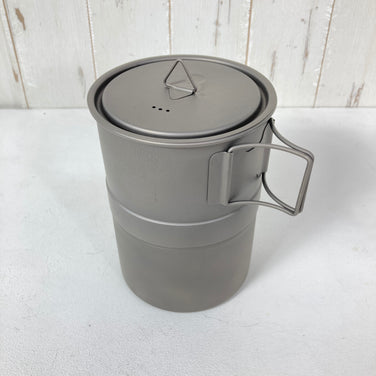 【OneSize グレー系】 Maxi（マキシ） エスプレッソ コーヒーメーカー 400ml チタン クックウェア クッカー コッフェル z00056692  クッカー コッフェル クックウェア