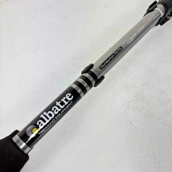 【125cm ブラック系】 Albatre（アルバートル） カムロック トレッキングポール アルミ ポール ストック トレッキングポール z00059585  トレッキングポール ポール ストック
