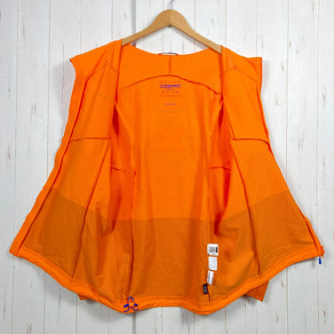 男式 M 橙色 Mammut Eisfeld Light So 连帽衫夹克，Eiger Extreme，1011-00020，国际男式柔软